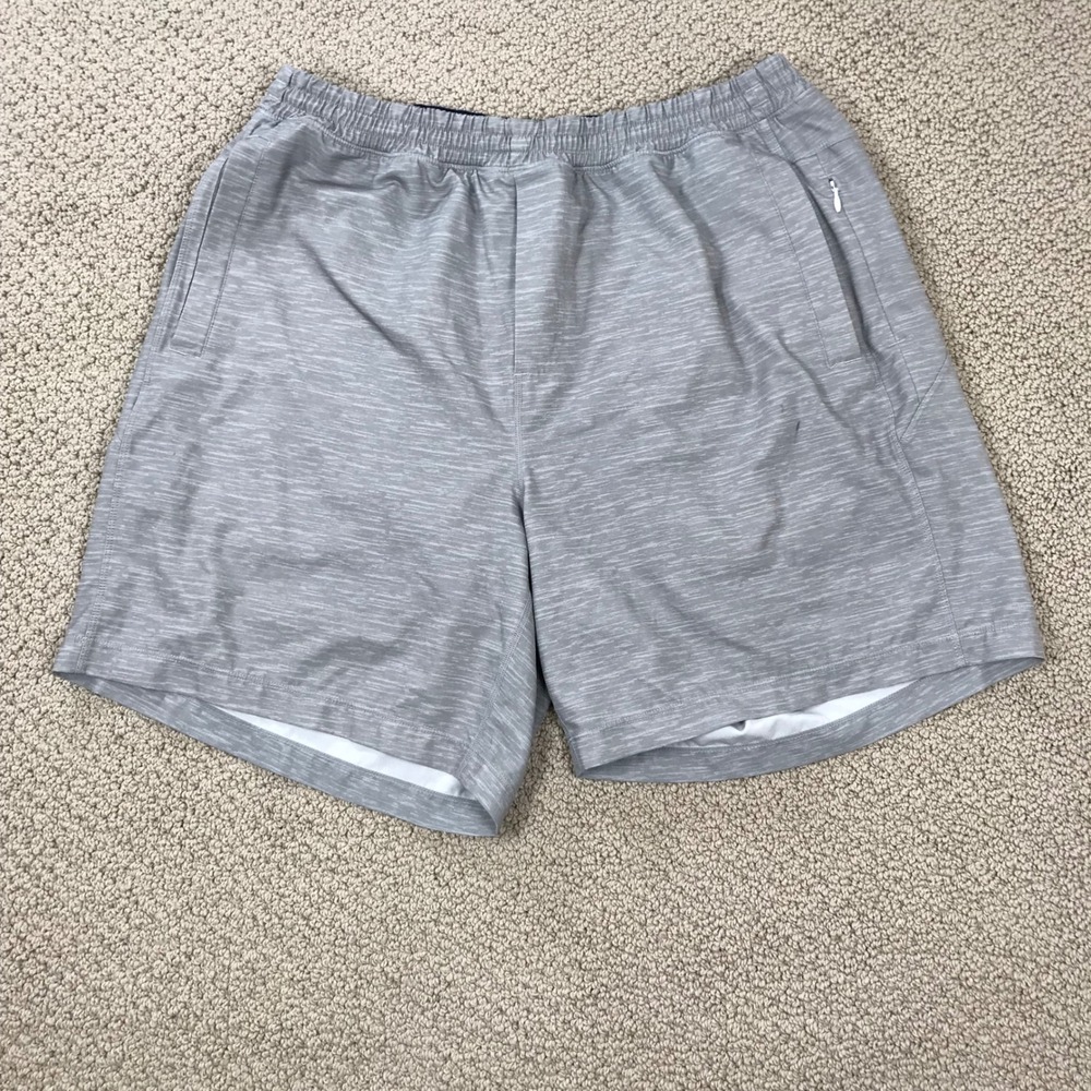 Birddogs‎ Boom Gym Shorts Mens XXL Gray Space Dye Lined Athletic Running Workout